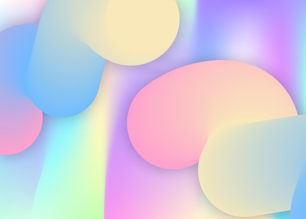 Flüssiger Hintergrund mit flüssigen dynamischen Elementen und Formen
