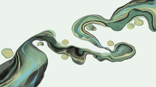 Flüssiger marmor hintergrund diy fließende textur experimentelle kunst