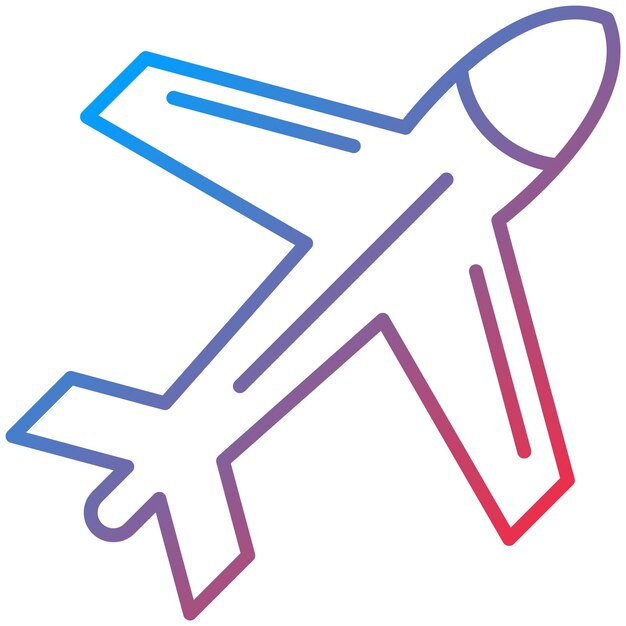 Vektor flugzeug-ikonen-vektorbild kann für die luftfahrt verwendet werden