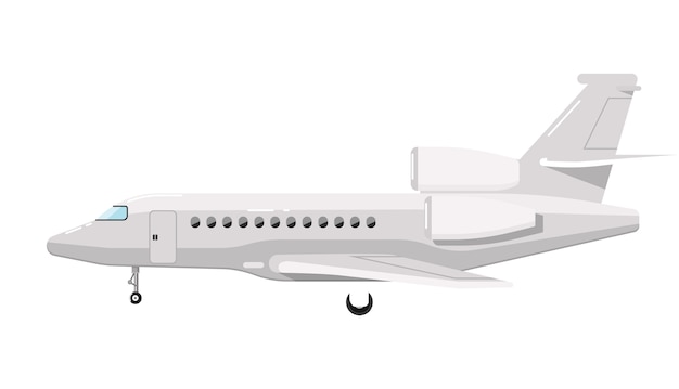 Flugzeug, isoliert auf weiss