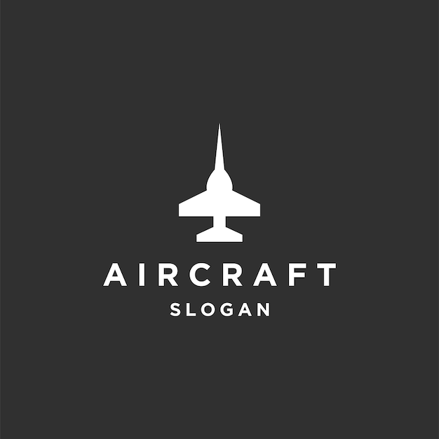 Flugzeug-logo-icon-design-vorlage
