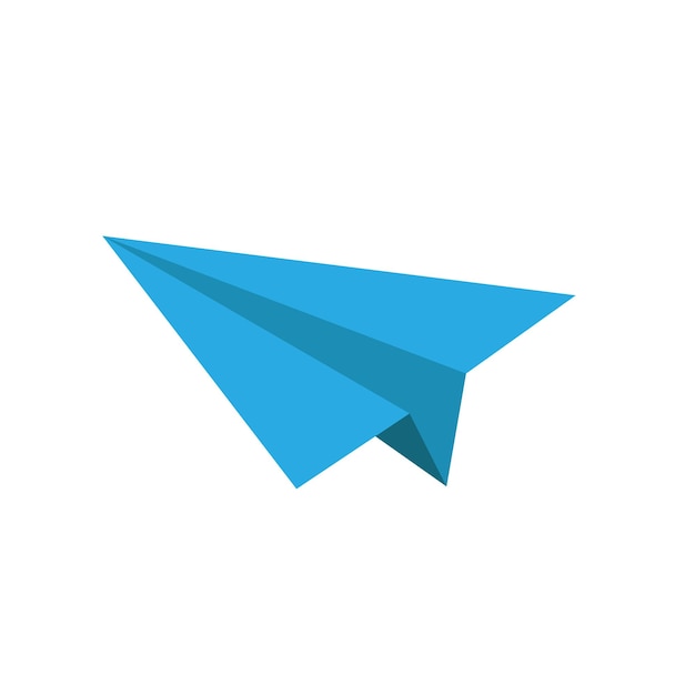 Flugzeug-Origami Flugzeug-Symbol Vektorgrafiken