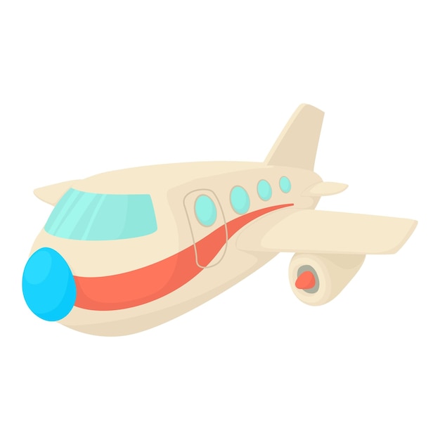 Vektor flugzeug-symbol cartoon-illustration des flugzeug-vektor-symbols für das web