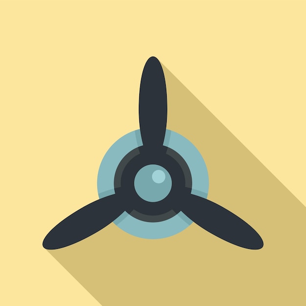 Vektor flugzeugreparatur-motorpropeller-symbol flache illustration des flugzeugreparatur-motorpropeller-vektorsymbols für webdesign
