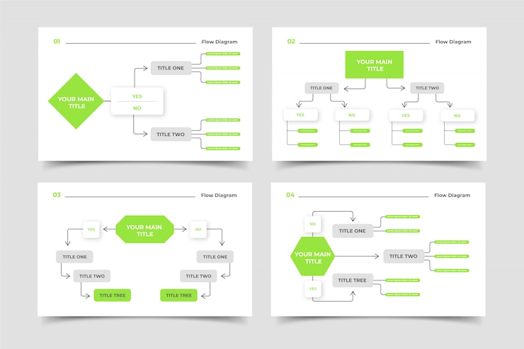 Vektor flussdiagramm infografik