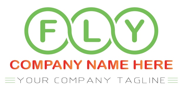 FLY-Buchstaben-Logo-Design