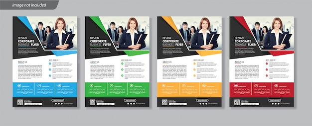 Flyer business vorlage corporate