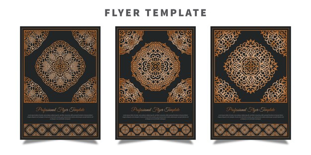 Flyer template set