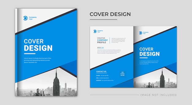 Flyer Vorlage Jahresbericht Buchcover Design
