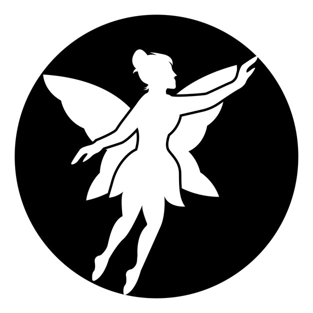 Vektor flying fairy-logos und -symbole