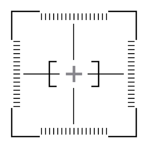 Vektor fokus kameradesign