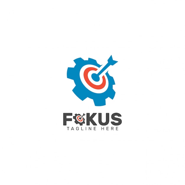 Fokus-logo-design-vorlage