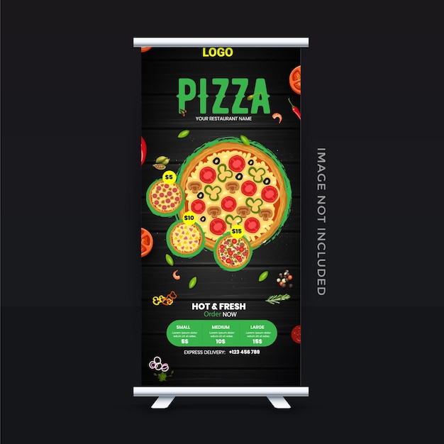 Food x rollup-banner-design