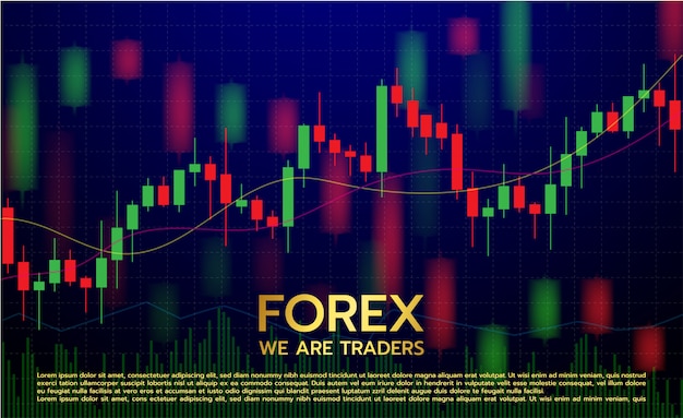 Forex-konzept börse und händler