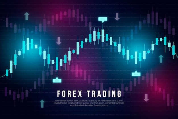 Forex trading hintergrundkonzept