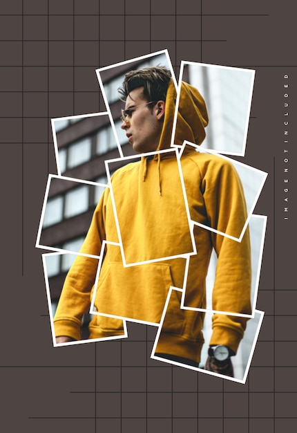 Foto-Collage-Streifen-Effekt-Mockup