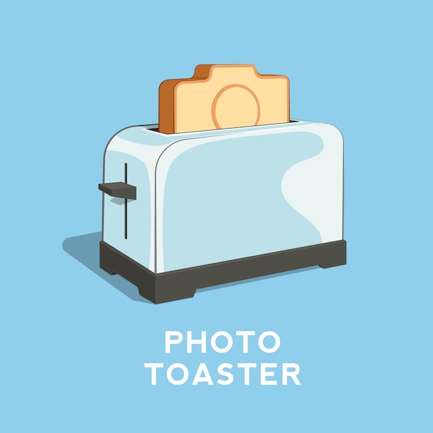 Foto Toaster abstrakte Illustration