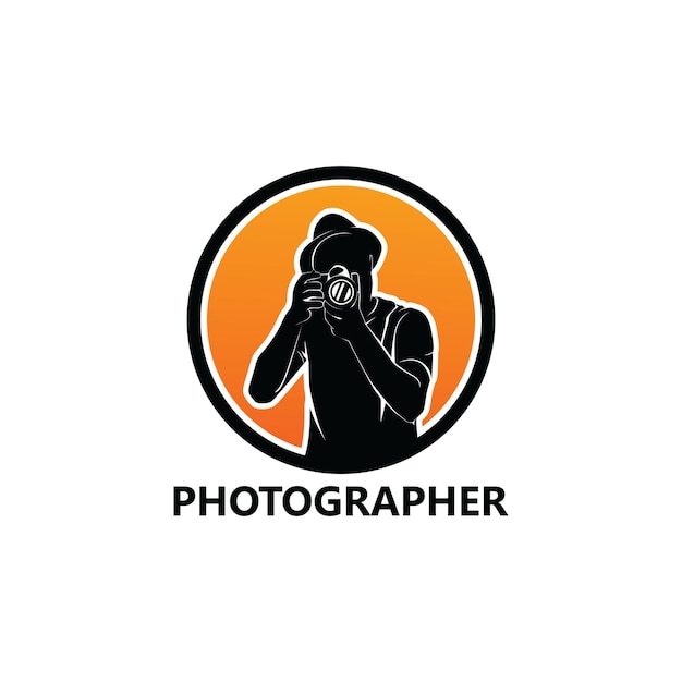 Fotograf logo vorlage design vektor
