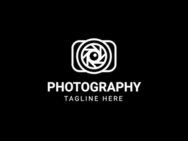 Vektor fotografie logo vorlage