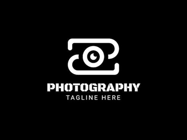 Vektor fotografie logo vorlage