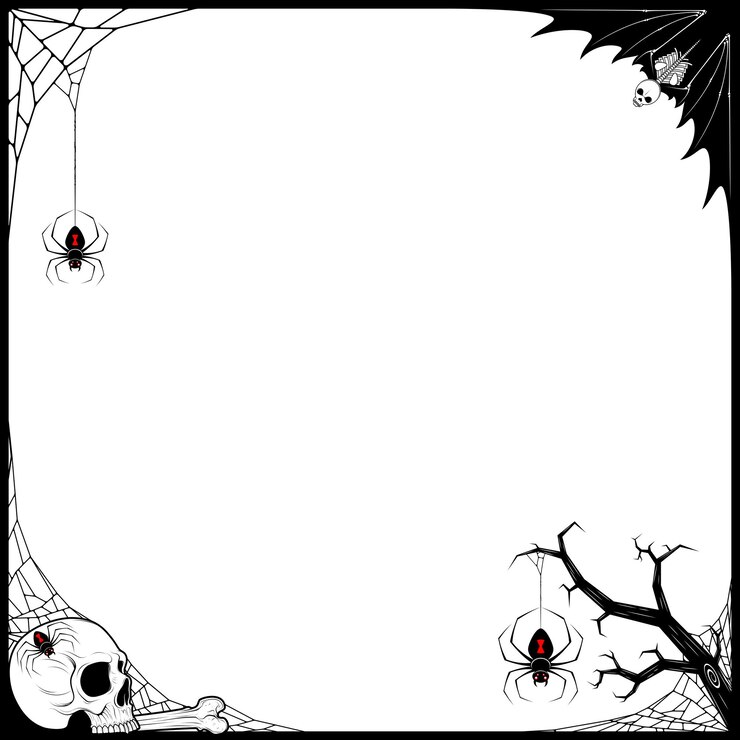 Fotorahmen-Design im Halloween-Stil