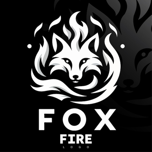 Vektor fox-feuer-logo