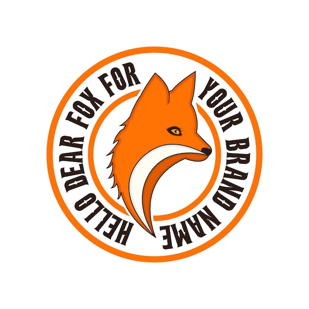 Vektor fox logo design