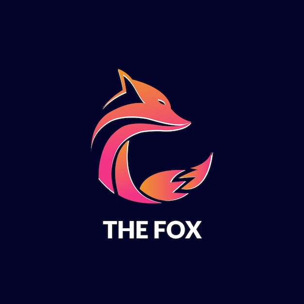 Vektor fox logo design