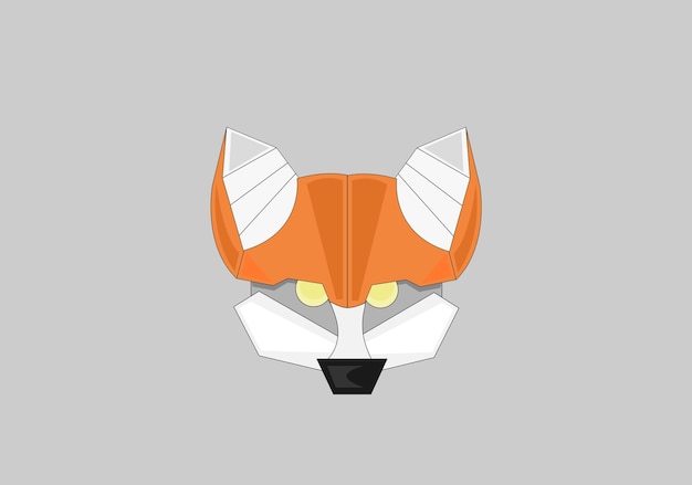 Fox-roboter-logo-vektor