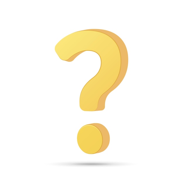 Fragezeichen-Symbol im flachen Stil FAQ-Vektor-Illustration auf isoliertem Hintergrund Bitten Sie um Hilfe, das Geschäftskonzept zu unterzeichnen