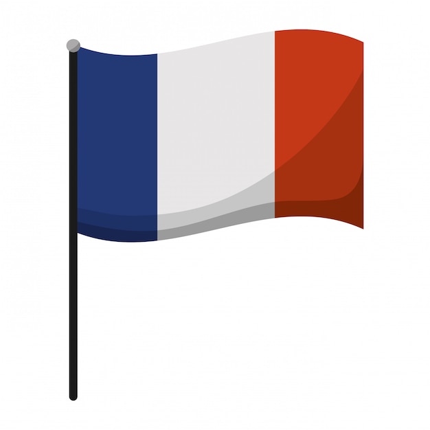 Frankreich flagge emblem