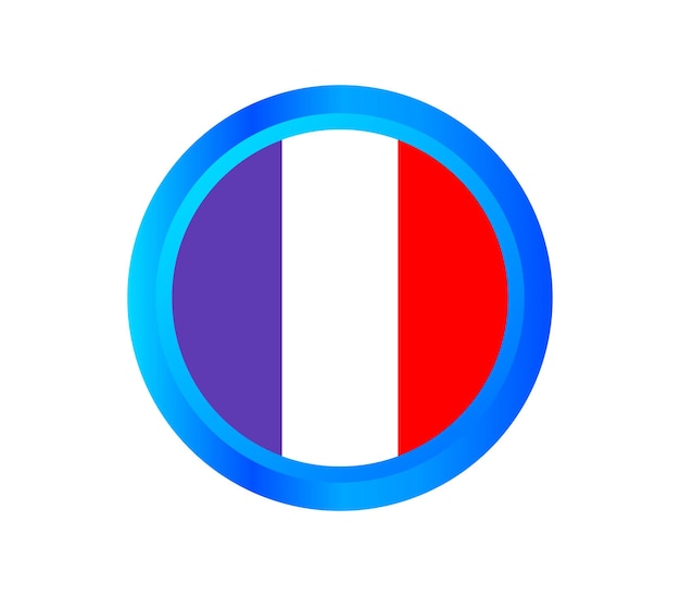 Frankreich-Flagge illustriert