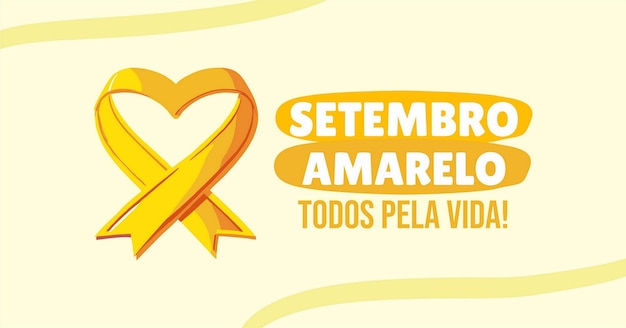 Vektor frases de setembro amarelo bilder desenhos artes