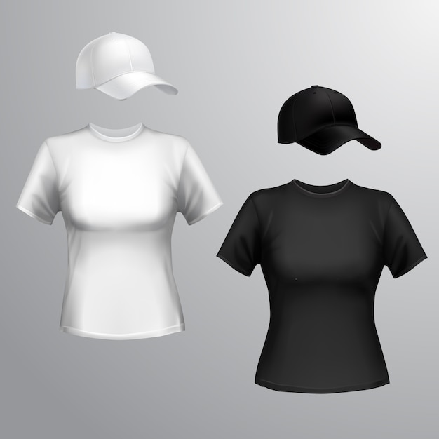 Frauen t-shirt baseball cap