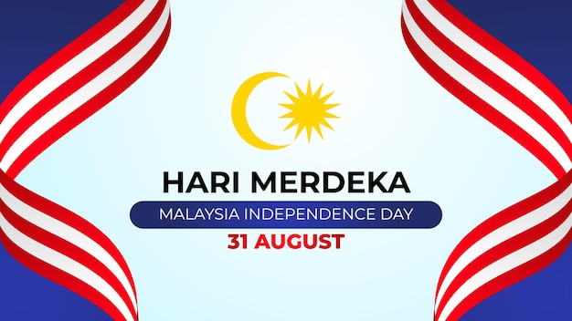 Free Vector Hari Merdeka Malaysia Veranstaltung