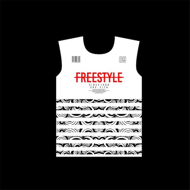 Freestyle-muster-mode-t-shirt-design