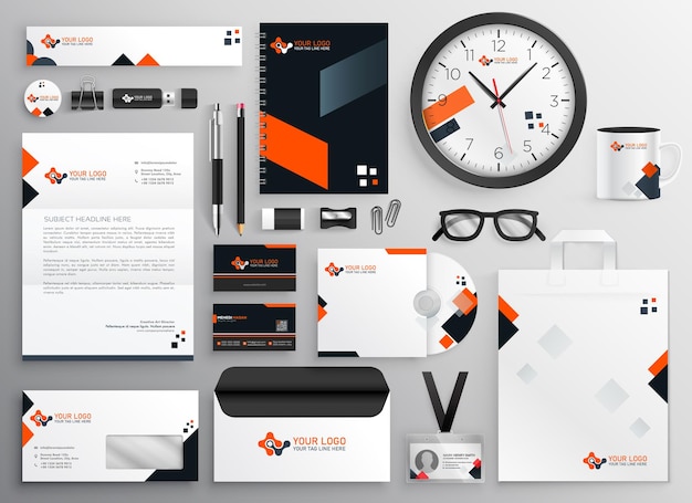 Freie Vektor-Branding-Design-Vorlage