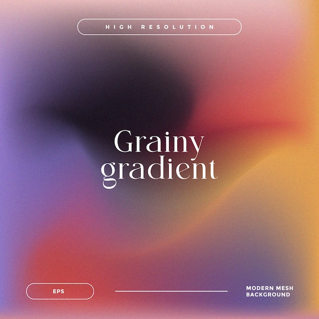 Freier Vektorfarbiger, körniger Gradient-Hintergrund