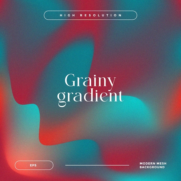 Freier Vektorfarbiger, körniger Gradient-Hintergrund