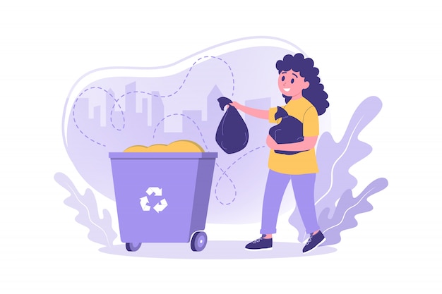 Freiwilligenarbeit, Ökologie, Arbeit, Recyclingkonzept