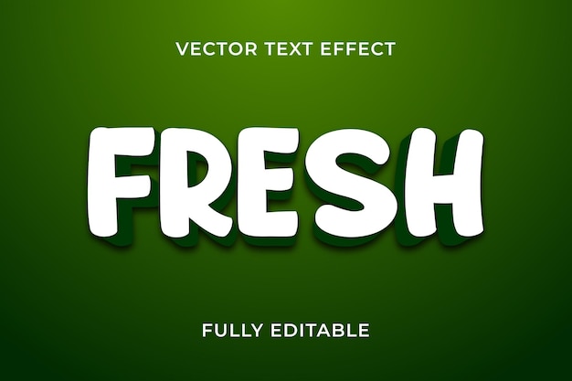 Fresh text effekt photoshop