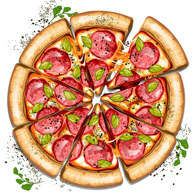 pizzaofen clipart people