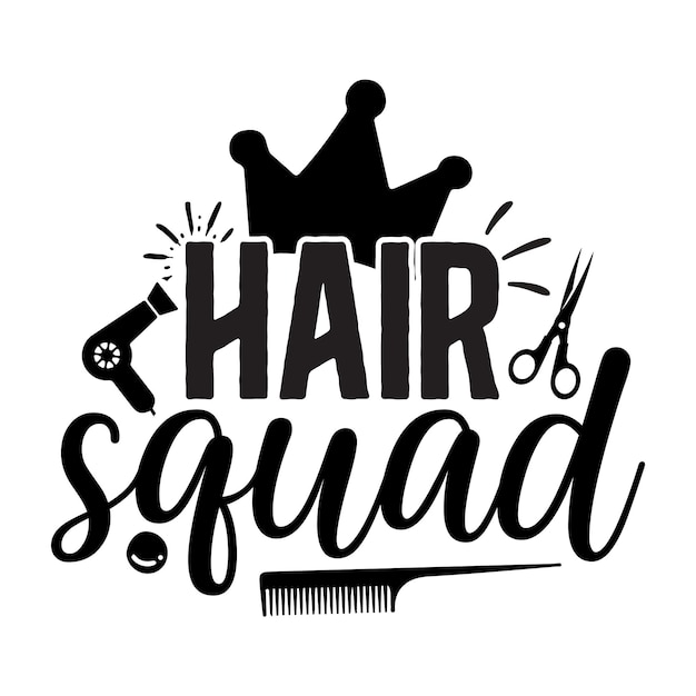 Vektor friseur svg design