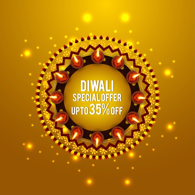 Fröhliche diwali-feier-grußkarte das festival des lichts