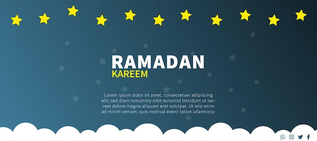 Fröhliche Ramadan-Designkollektion