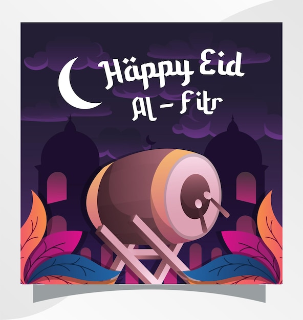 Frohe eid mubarak post