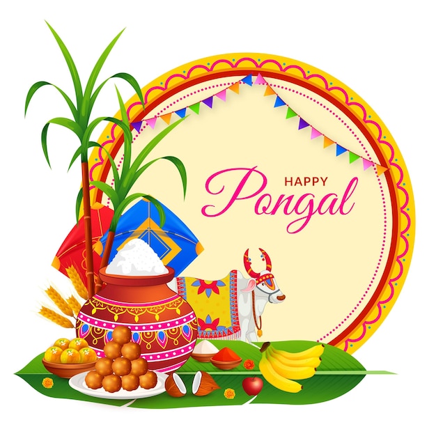 Frohe makar sankranti, pongal, lohri, uttrayan-festgruß