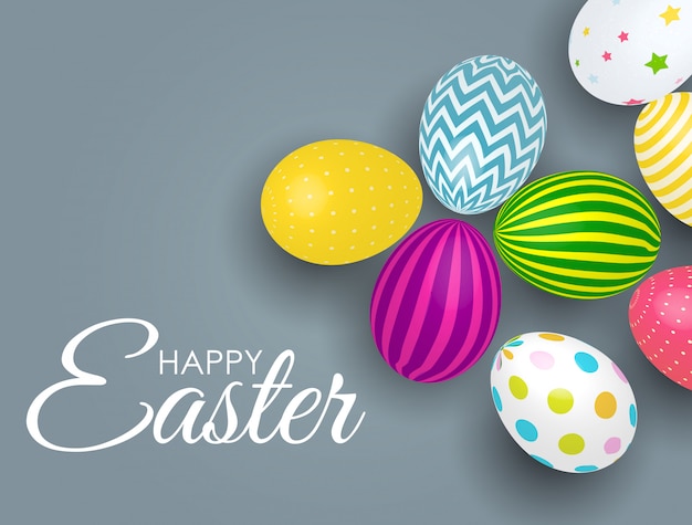 Frohe Ostern Grußkarte