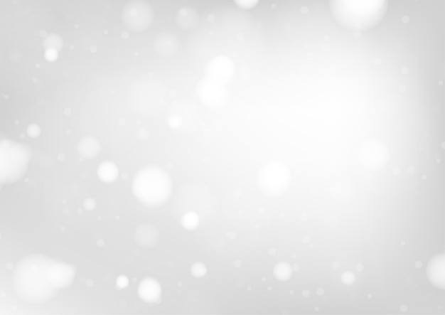 Frohe Weihnacht-Hintergrund mit weißen bokeh Lichtern
