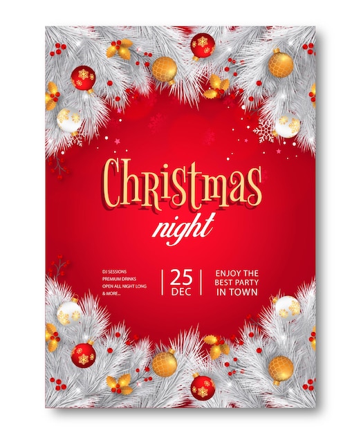 Frohe Weihnachten-Plakatgestaltung